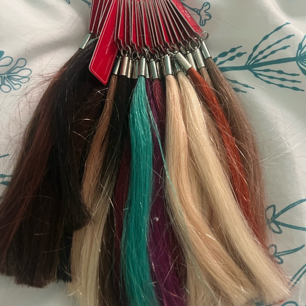 Multi-Color Hair Extension Sample Set